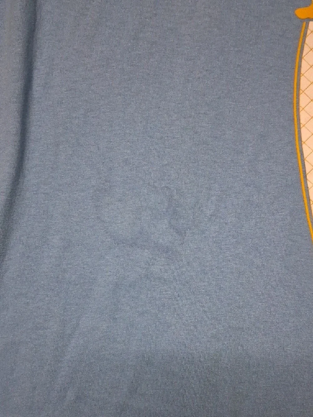 Jordan Men’s Light Blue Short Sleeve Tee with Yellow Graphic